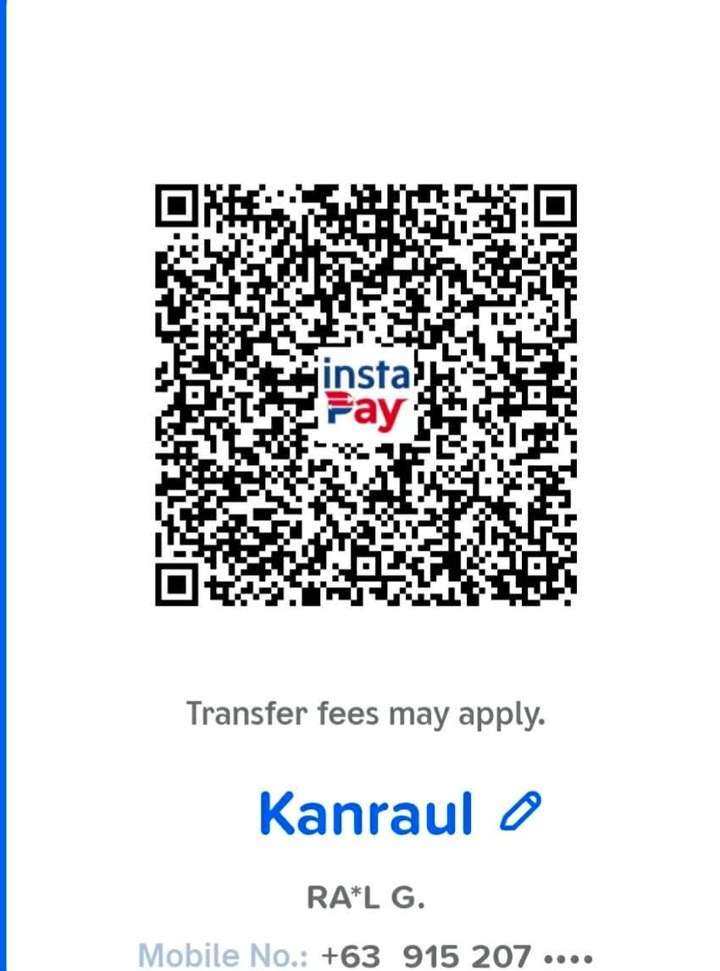 Official Kanraul GCash / InstaPay QR code — account name Kanraul, mobile +63 915 207 7036
